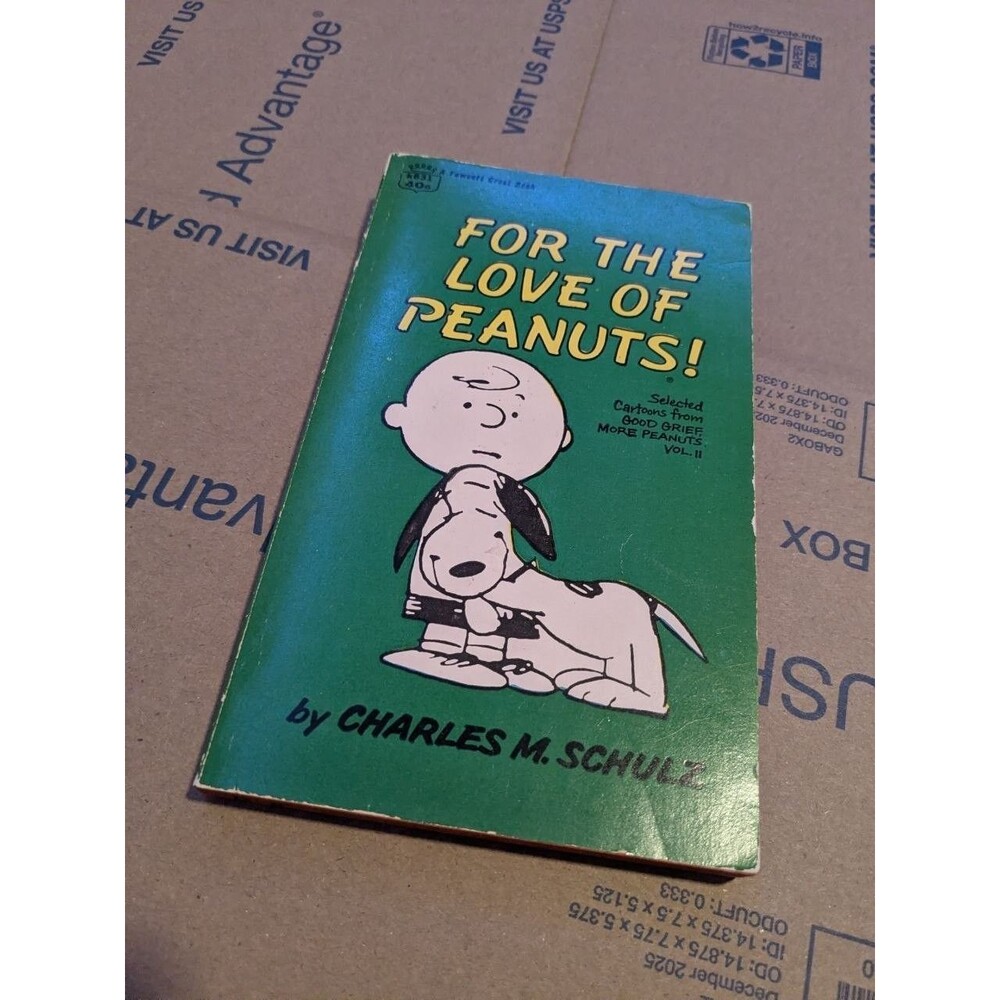 Peanuts For The Love Of Peanuts Vintage Paperback Comic Book Charles Schulz